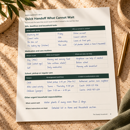 Family Emergency Planner
