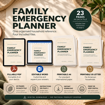 Family Emergency Planner